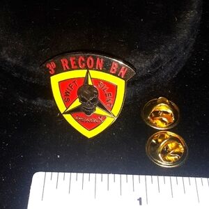 3rd Recon Bn Swift Silent Deadly Pin